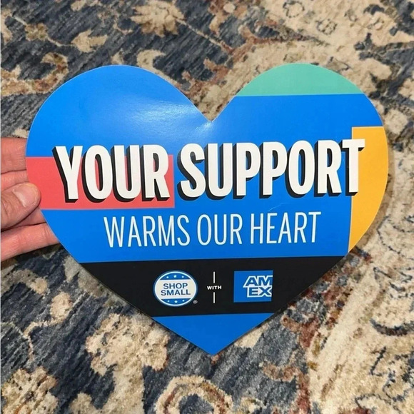 SHOP SMALL BUSINESS SATURDAY Bundle 7 Bags, 1 Card, 12 Stickers, Window Clings - Picture 5 of 16